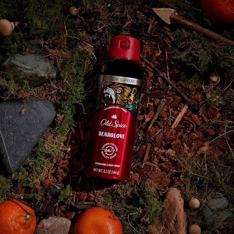 Old Spice Bearglove Body Spray for Men, 5.1 Oz (Pack