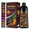 Hair Dye Shampoo 3 in 1, Long-Lasting Gray Hair Coverage,