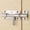 Stainless Steel Drop Latch Lock Bolt Door 2ea