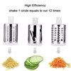 SIZAH Black Cheese and Vegetable Grater with 3 Blades –