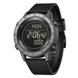 findtime Step Counter Watch Military Watches for Men Compass Watch Waterproof Digital Watches for Men Pedometer with Pacer for Walking Running