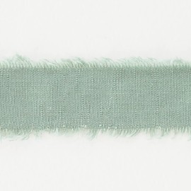 HEADS MFR-NR5 Head Ribbon, Width 1.2 inches (3 cm) x 59.4 ft (15 m), Mint Green, 1 Roll, Fringe Ribbon