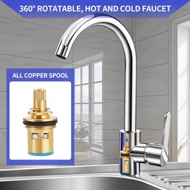 Outdoor Garden Sink Single Trough For Washing, Small Stainless Steel Utility Kitchen Hand Basin Station Sink Tub with Storage Shelve and Faucet, for Restaurant, Bar, Laundry, Garage, Backyard(60*45*80