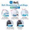 Reli. 6-10 Gallon Trash Bags Drawstring | 500 Count Bulk