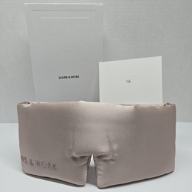 Dore & Rose Deep Sleep Lotus Mask Light Blocking 23 Momme Mulberry Silk Eye Mask