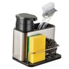 CMOISO Kitchen Sink Organiser, Sponge Holder for Kitchen Sink, Stainless