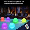 Solar Floating Ball Pool Light IP68 Water Resistant Brightness Adjustment