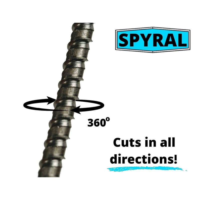 Freestyle Coping Saw Blades with 360° Tooth - Cuts in