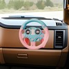 Oshhni Simulation Steering Wheel Kids Driving Simulator Toy Simulated Driving