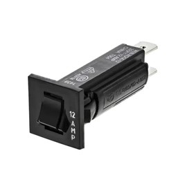 TE Connectivity W28 Thermal Overload Switch/Thermal Device Circuit Breaker, 1 Pole, 12A, 32V dc, 250V ac, W28-XQ1A-12