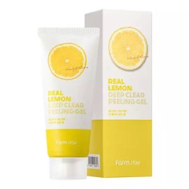 Farmstay 팜스테이 리얼 레몬 딥 클리어 필링젤 100ml Pamstay Real Lemon Deep Clear Peeling Gel 100ml