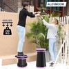 Upgraded Telescoping Stool Collapsible Stool with Seat Cushion & Bag,