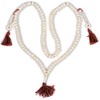 BUDDHAFIGUREN Mala Beads Buddhist Praying Chain White Yak Horn 8