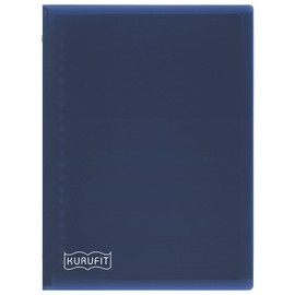 Maruman F091-02 Kurufit Loose Leaf Binder, A5, 20 Holes, Blue