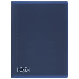 Maruman F091-02 Kurufit Loose Leaf Binder, A5, 20 Holes, Blue