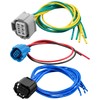 Headlights Wiring Connector Harness Pigtail Plug Wire Fit for Toyota
