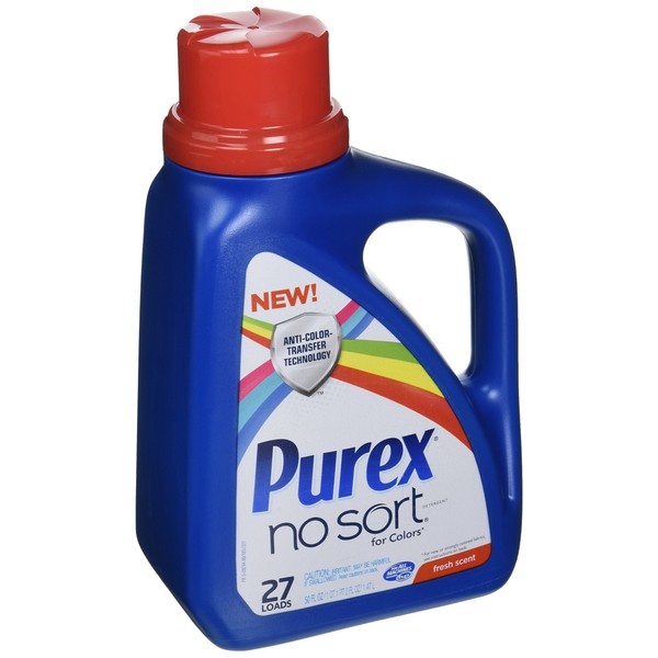 Purex No Sort for Colors Detergent Fresh Scent - 27 Loads