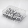 (50 pcs) M5 x 8mm Flat Round Hexagon Socket Head