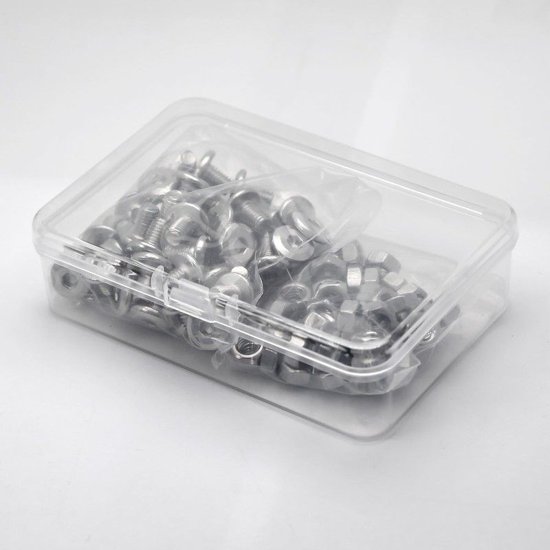 (50 pcs) M5 x 8mm Flat Round Hexagon Socket Head