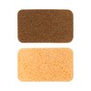 Casabella Copper Power Natural Fiber Non-Scratch Scrub Sponges (Pack of