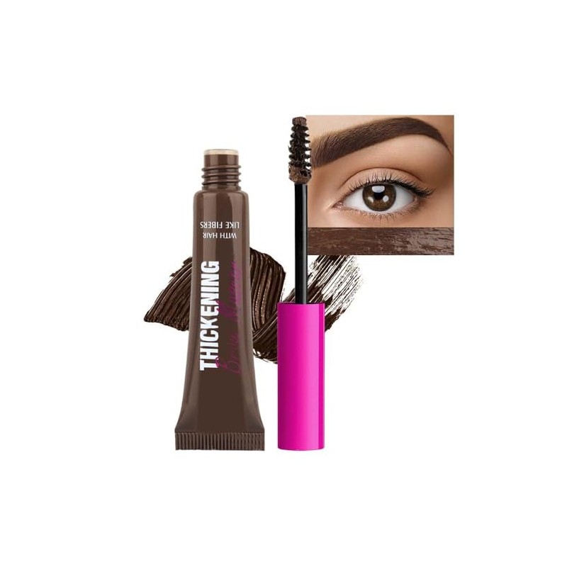 Gel para cejas, Kit de tinte para cejas marrones, Kit