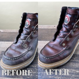 Angelus Saddle Soap for Leather, 3oz - Deep Leather Cleaner and Conditioner for Boots, Saddles, & More - Made in USA