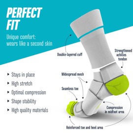 INCYLENCE ULTRALIGHT Running Socks for Men and Women, Breathable and Ultra Thin 1 Pair, Strikes Blue Inferno