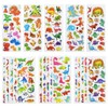 24 Sheets(400+) Dinosaur 3D Puffy Stickers for Toddlers Kids, Bulk