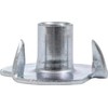 Hillman 180291 Pronged Tee Nut, 8-32, 100-Pack , Zinc