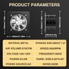 FanGoFast 8 inch Exhaust Fan, Kitchen Exhaust Fan for Wall,