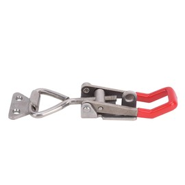 Stainless Adjustable Toggle Latch Clamp, Toggle Latch Clamp Heavy Duty Toggle Clamp for Smoker Lid Jig, Tool Box Case Trunk Door 250kg with a Fixed Hook