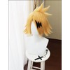 [二番目の城] 耐熱コスプレウィッグ 稲妻髪飾り付 僕のヒーローアカデミア 上鳴電気 パーティー 変装 コスチューム cos wig