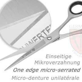 3 Swords Germany - Brand Quality Professional Hair Barber Cutting Scissors Shears, Extra Sharp, Stainless (PLG)