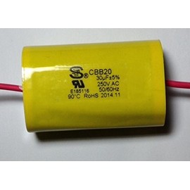 S.Y. Elec. CBB20 Motor Run Capacitor 30uF 250V AC Oval for Rigid Sump Pump 1/2 Hp