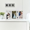 Trifold Photo Frame, 6x4 inches 3 Photos Collage Frame Hinged