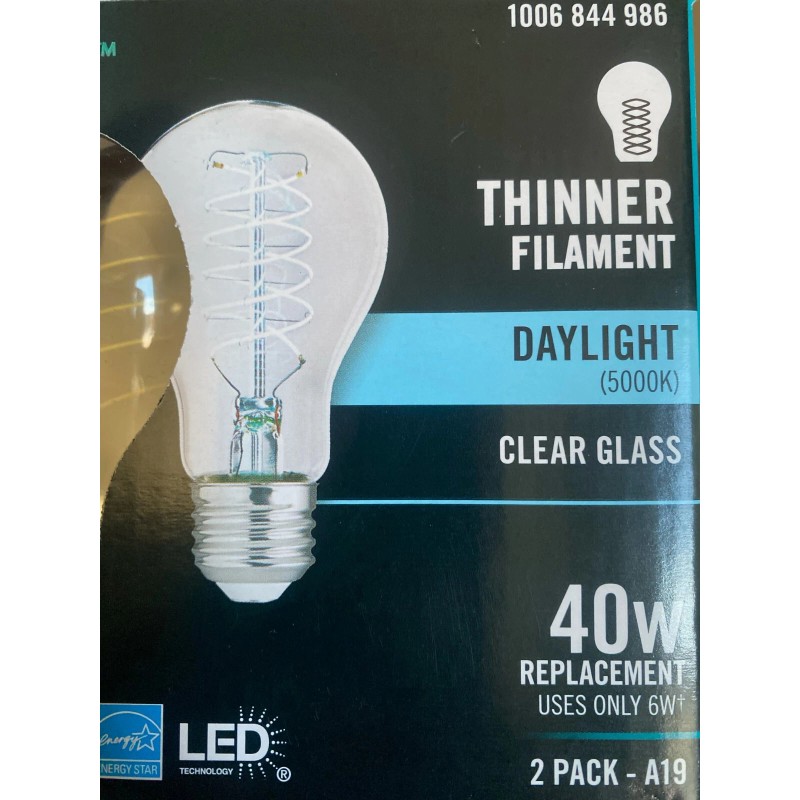 EcoSmart 2 box EcoSmart 40-Watt Equivalent A19 ENERGY STAR and