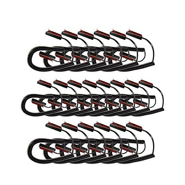 Universal Coiled Security Cable - Black Bulk Pack - Remote