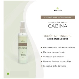 Tnico Astringente cido Saliclico Control Grasa De 125 Ml Momento de aplicacin DaNoche Tipo de piel grasa o mixta Beohemp                              