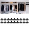 18pcs Clothes Triangle Hooks Space Saving Plastic Clothes Hanger Connector