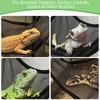 Ykimok 3Pcs Bearded Dragon Hammock - Nylon Mesh Reptile Hammock