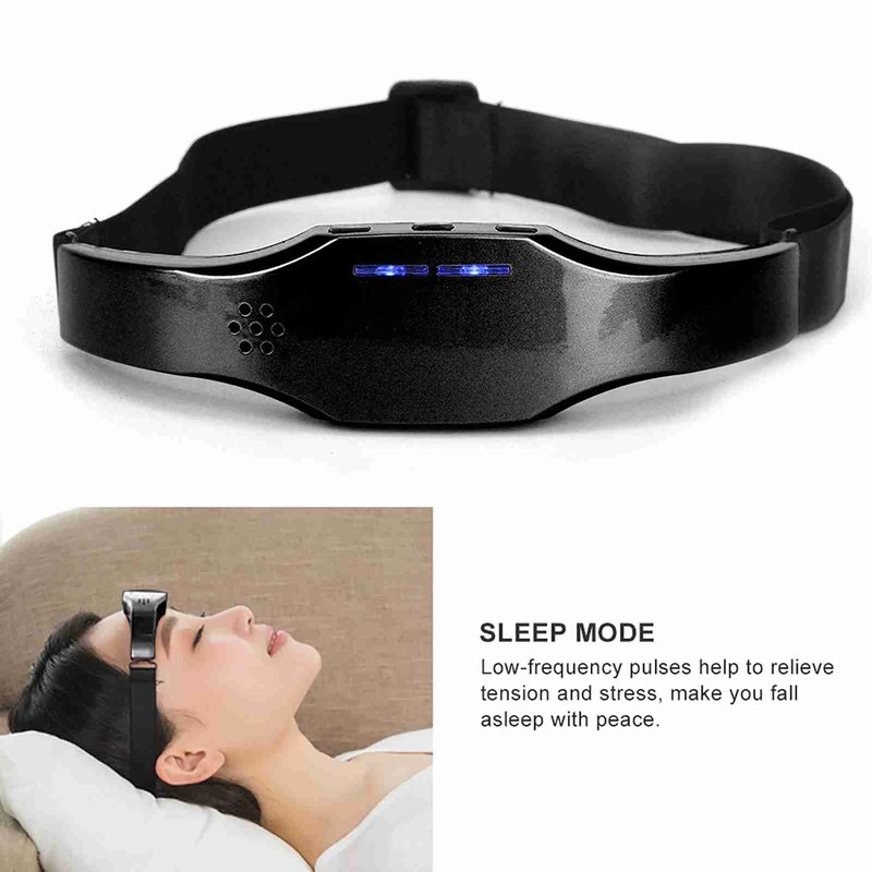Wireless Intelligent Migraine Pressure Relief Sleep Insomnia Head Therapy Massage