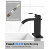 GBBNE Waterfall Bathroom Faucets Single Hole Sink Faucet for 1