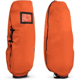 PYKES PEAK Ultra Lightweight 12 Colors Golf Travel Cover, Fits 9.5 Type / 48 Inch Caddy, Golf Bag, Caddy Bag, Foldable, Stylish, Men's, Women's, PP-GOLF Series Pikes Peak Orange
