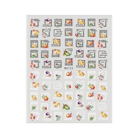 Fall Leaf Thanksgivin Nail Sticker Geometric Lines Pumpkins Fox Owl Wg733 Nail Wraps Stickers Manicure Supplies for Women Nails Full Long Lasting Easy Apply and Remove