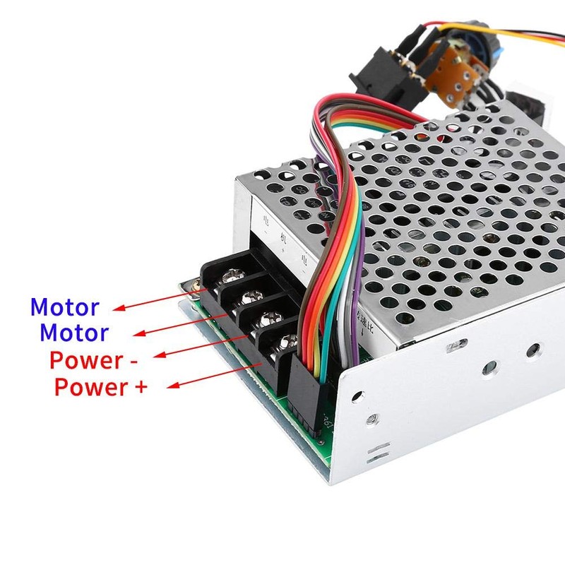 Acogedor Controlador de Velocidad del Motor DC PWM, DC 10-55V