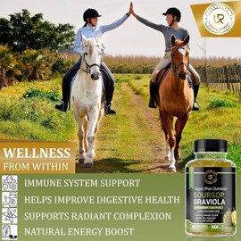 Soursop Leaves & Soursop Fruit Gummies Sugar Free - 3000mg Graviola Extract