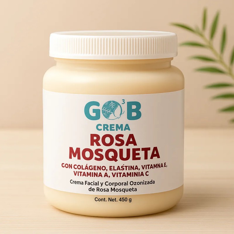 Crema De Rosa Mosqueta Ozonizada - Gob - 450 G