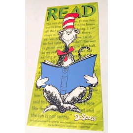 Unbranded NEW! 48 DR. SEUSS CAT IN THE HAT JUMBO BOOKMARKS "READ" PARTY REWARDS