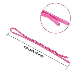 Belicia Colored Hair Bobby Pins , 100 Count Hair Clips , Hair Pins for Kids, Girls and Women, Great for All Types, 2.16 Inches (Multi-color)