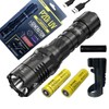 COMBO: Nitecore P20i UV (P20iUV) Light USB-C Rechargeable LED Flashlight
